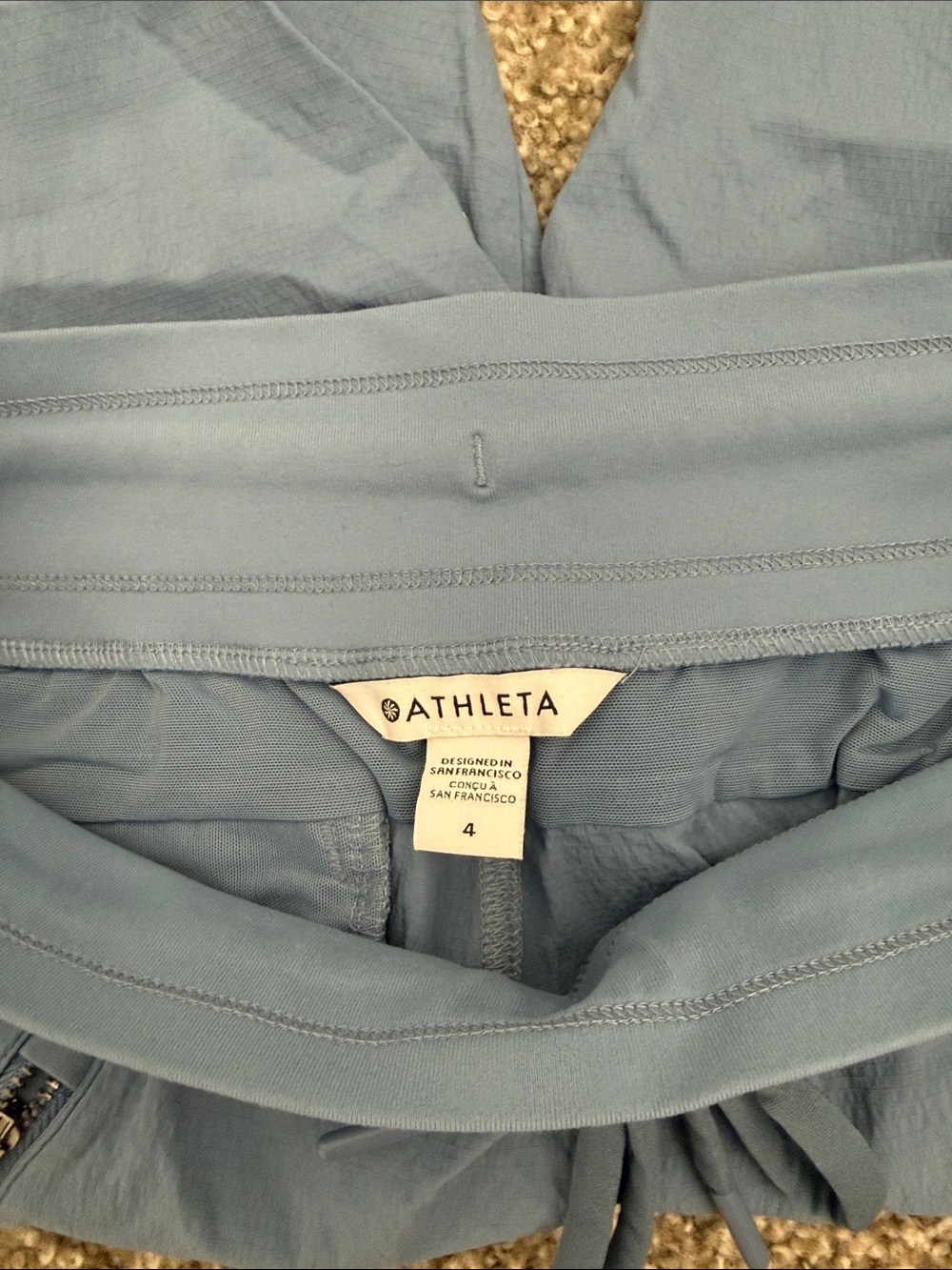 Athleta Dusty Blue Women's Trekkie North Jogger Pants - Picture 2 of 4